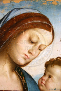 Dettaglio dopo la stuccatura