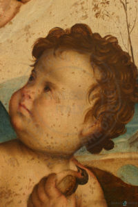 Dettaglio prima del restauro