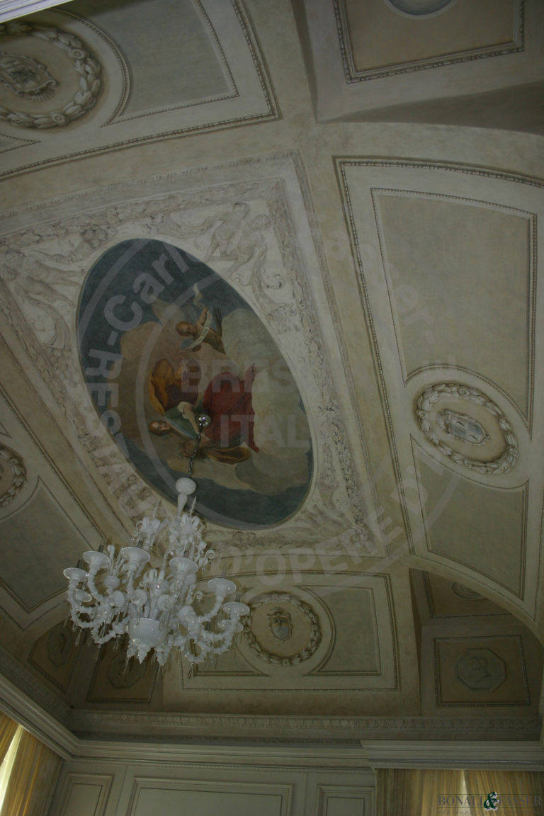 Palazzo Savoldo, dopo l'intervento di restauro e decorazione