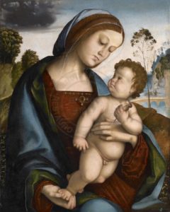 Il dipinto dopo l'intervento di restauro